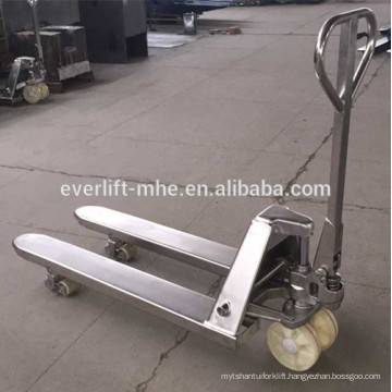 2ton 2.5ton 3ton stainless steel hand pallet truck of superior quality and competitve price